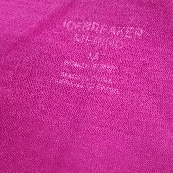 Icebreaker Merino Women's Short Sleeve T-Shirt *FLAWS*HOLES* - Picture 6 of 14